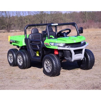 BUGGY 6 KOŁOWY DLA 2 DZIECI, ELEKTRYCZNA WYWROTKA, MIĘKKIE KOŁA, MIĘKKIE SIEDZENIE, 400 WAT/XMX623B