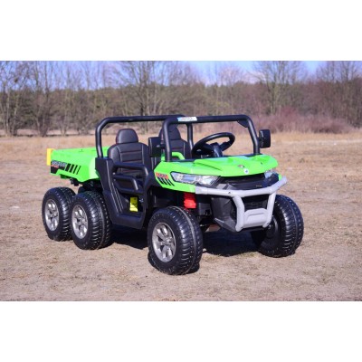 BUGGY 6 KOŁOWY DLA 2 DZIECI, ELEKTRYCZNA WYWROTKA, MIĘKKIE KOŁA, MIĘKKIE SIEDZENIE, 400 WAT/XMX623B