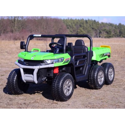 BUGGY 6 KOŁOWY DLA 2 DZIECI, ELEKTRYCZNA WYWROTKA, MIĘKKIE KOŁA, MIĘKKIE SIEDZENIE, 400 WAT/XMX623B