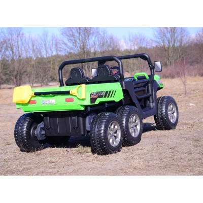 BUGGY 6 KOŁOWY DLA 2 DZIECI, ELEKTRYCZNA WYWROTKA, MIĘKKIE KOŁA, MIĘKKIE SIEDZENIE, 400 WAT/XMX623B