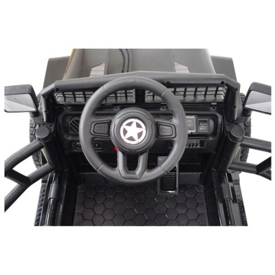 JEEP NA AKUMULATOR "JK OFF ROAD", MIĘKKIE KOŁA, MIĘKKIE SIEDZENIE/LL555