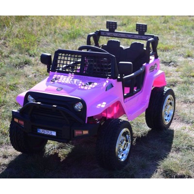 JEEP NA AKUMULATOR "JK OFF ROAD", MIĘKKIE KOŁA, MIĘKKIE SIEDZENIE/LL555