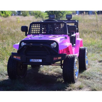 JEEP NA AKUMULATOR "JK OFF ROAD", MIĘKKIE KOŁA, MIĘKKIE SIEDZENIE/LL555