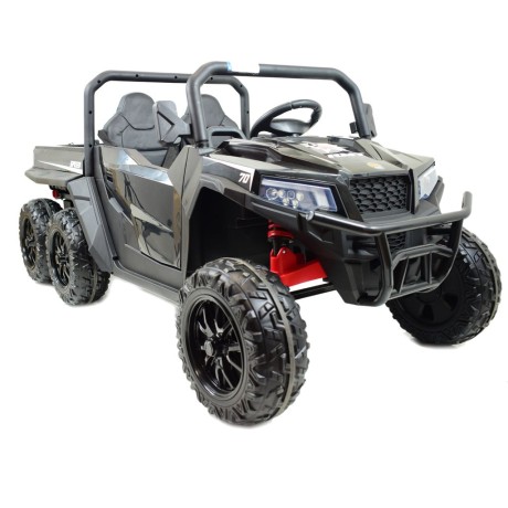 BUGGY 6 KOŁOWY DLA 2 DZIECI, ELEKTRYCZNA WYWROTKA, MIĘKKIE KOŁA, MIĘKKIE SIEDZENIE 800 WAT/XB1038