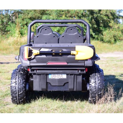 BUGGY 6 KOŁOWY DLA 2 DZIECI, ELEKTRYCZNA WYWROTKA, MIĘKKIE KOŁA, MIĘKKIE SIEDZENIE 800 WAT/XB1038