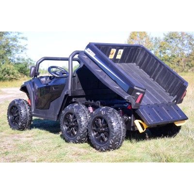 BUGGY 6 KOŁOWY DLA 2 DZIECI, ELEKTRYCZNA WYWROTKA, MIĘKKIE KOŁA, MIĘKKIE SIEDZENIE 800 WAT/XB1038