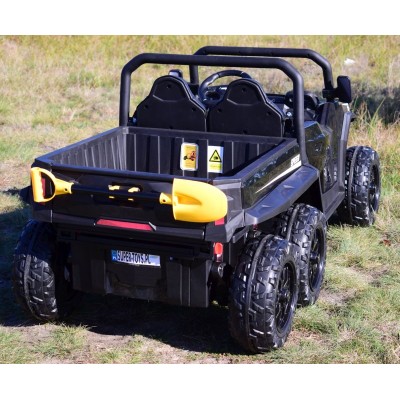 BUGGY 6 KOŁOWY DLA 2 DZIECI, ELEKTRYCZNA WYWROTKA, MIĘKKIE KOŁA, MIĘKKIE SIEDZENIE 800 WAT/XB1038