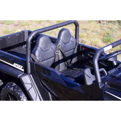 BUGGY 6 KOŁOWY DLA 2 DZIECI, ELEKTRYCZNA WYWROTKA, MIĘKKIE KOŁA, MIĘKKIE SIEDZENIE 800 WAT/XB1038