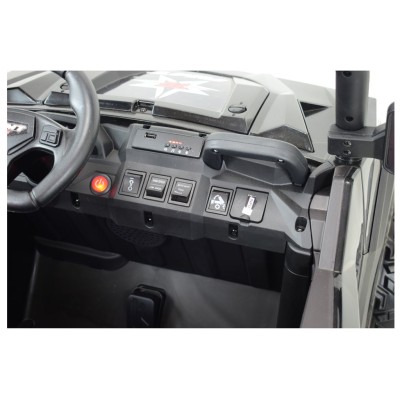 BUGGY 6 KOŁOWY DLA 2 DZIECI, ELEKTRYCZNA WYWROTKA, MIĘKKIE KOŁA, MIĘKKIE SIEDZENIE 800 WAT/XB1038