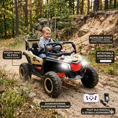 Megga Buggry 4x4, moc, pilot, funkcja bujania/NEL901