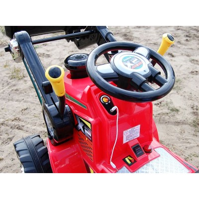 NAJMOCNIEJSZY TRAKTOR Z ŁYŻKĄ  I PILOTEM 12V  DWIE PRĘDKOŚCI/1005A