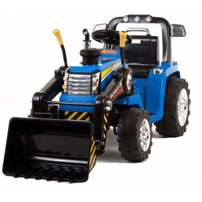 NAJMOCNIEJSZY TRAKTOR Z ŁYŻKĄ  I PILOTEM 12V  DWIE PRĘDKOŚCI/1005A