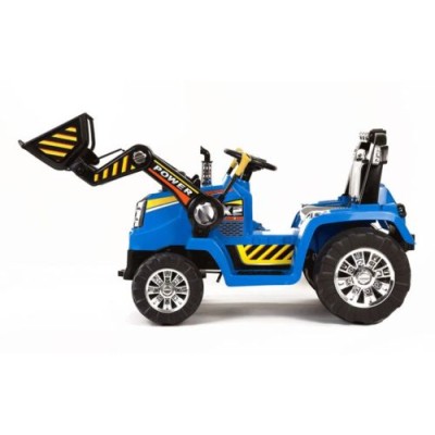 NAJMOCNIEJSZY TRAKTOR Z ŁYŻKĄ  I PILOTEM 12V  DWIE PRĘDKOŚCI/1005A