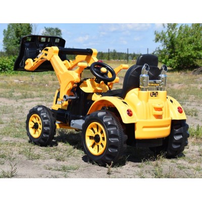 MOCNY TRAKTOR Z ŁYŻKĄ KINGDOM 12V  DWIE PRĘDKOŚCI/JS328A