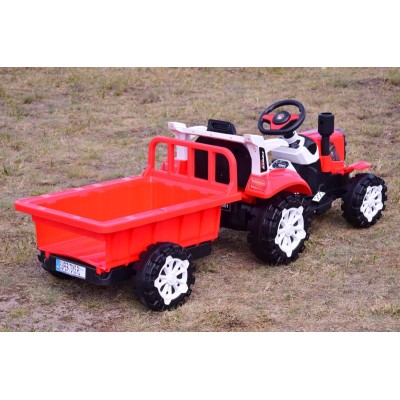 TRAKTOR NA AKUMULATOR Z PRZYCZEPĄ, MIĘKKIE SIEDZENIE,/HSD6601