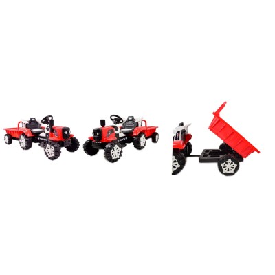 TRAKTOR NA AKUMULATOR Z PRZYCZEPĄ, MIĘKKIE SIEDZENIE,/HSD6601