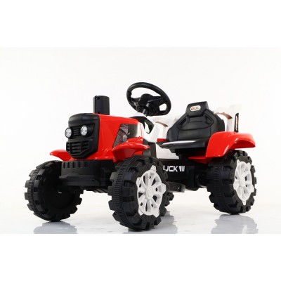 TRAKTOR NA AKUMULATOR Z PRZYCZEPĄ, MIĘKKIE SIEDZENIE,/HSD6601