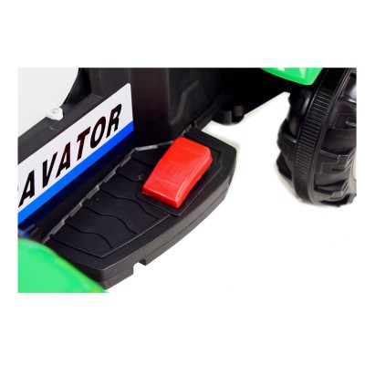 TRAKTOR NA AKUMULATOR Z PRZYCZEPĄ, MIĘKKIE SIEDZENIE,/698-RC