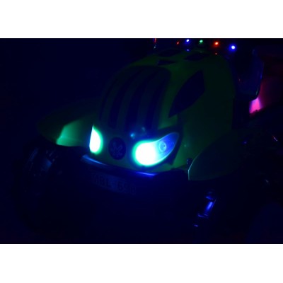 TRAKTOR NA AKUMULATOR Z PRZYCZEPĄ, MIĘKKIE SIEDZENIE,/698-RC