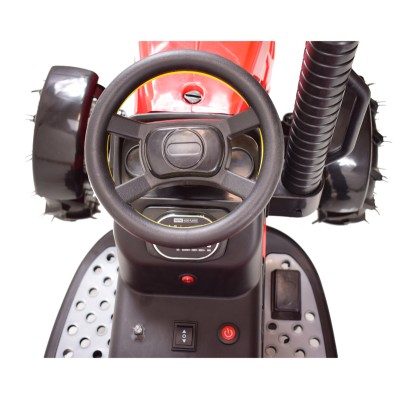 MEGA TRAKTOR Z PRZYCZEPĄ, KOŁA POMPOWANE, MIĘKKIE SIEDZENIE, PILOT,NOWOCZESNY PANEL, FUNKCJA BUJANIA/TT990D