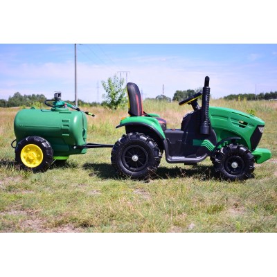 MEGA TRAKTOR Z CYSTERNĄ+POMPKA, KOŁA POMPOWANE, MIĘKKIE SIEDZENIE, PILOT, NOWOCZESNY PANEL, FUNKCJA BUJANIA/TT990S