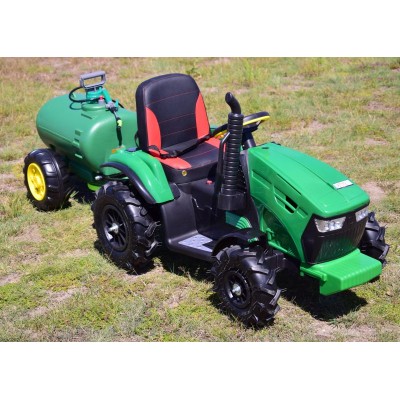MEGA TRAKTOR Z CYSTERNĄ+POMPKA, KOŁA POMPOWANE, MIĘKKIE SIEDZENIE, PILOT, NOWOCZESNY PANEL, FUNKCJA BUJANIA/TT990S