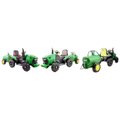 MEGA TRAKTOR Z CYSTERNĄ+POMPKA, KOŁA POMPOWANE, MIĘKKIE SIEDZENIE, PILOT, NOWOCZESNY PANEL, FUNKCJA BUJANIA/TT990S