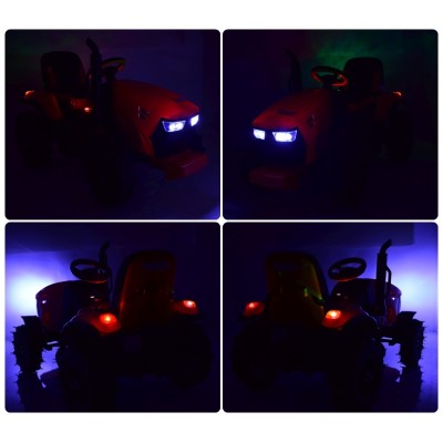 MEGA TRAKTOR Z CYSTERNĄ+POMPKA, KOŁA POMPOWANE, MIĘKKIE SIEDZENIE, PILOT, NOWOCZESNY PANEL, FUNKCJA BUJANIA/TT990S