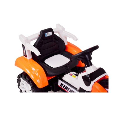 TRAKTOR NA AKUMULATOR Z RUCHOMYM RAMIENIEM - KOPARKĄ, MIĘKKIE SIEDZENIE/HSD6105B