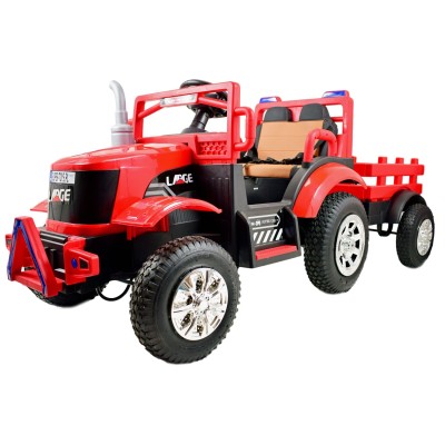 MEGA TRAKTOR LARGE Z PRZYCZEPĄ, POMPOWANE KOŁA, PILOT, FUNKCJA BUJANIA/SH6688