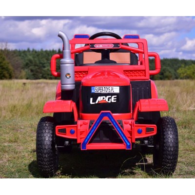MEGA TRAKTOR LARGE Z PRZYCZEPĄ, POMPOWANE KOŁA, PILOT, FUNKCJA BUJANIA/SH6688