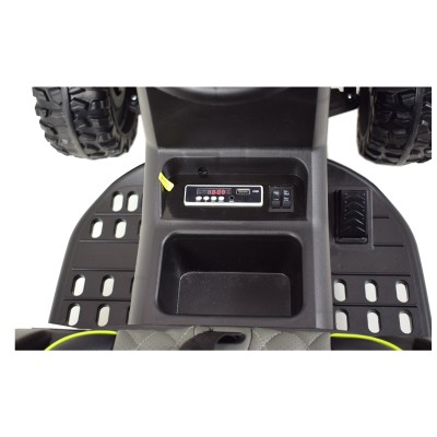 WIELKI TRAKTOR NA AKUMULATOR Z PRZYCZEPĄ, MIĘKKIE KOŁA, MIĘKKIE SIEDZENIE/BDM0925