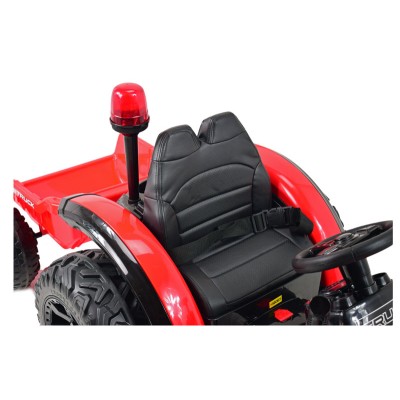 SUPER TRAKTOR TRUCK Z PRZYCZEPĄ I KOGUTEM, MIĘKKIE KOŁA, MIĘKKIE SIEDZENIE, PILOT/HZB200