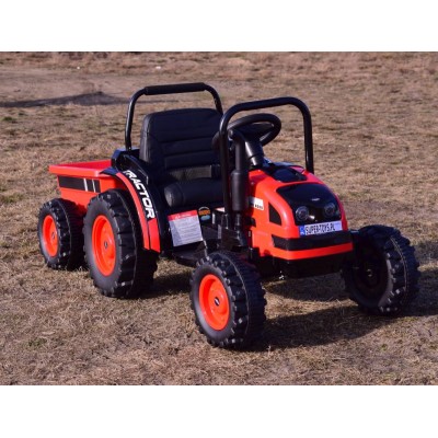 MEGA TRAKTOR Z PRZYCZEPĄ. MIĘKKIE SIEDZENIE, PILOT, RADIO FM/HL388