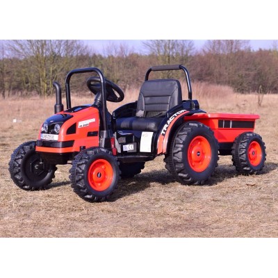 MEGA TRAKTOR Z PRZYCZEPĄ. MIĘKKIE SIEDZENIE, PILOT, RADIO FM/HL388