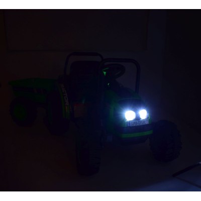 MEGA TRAKTOR Z PRZYCZEPĄ. MIĘKKIE SIEDZENIE, PILOT, RADIO FM/HL388