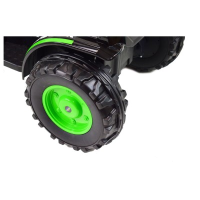 MEGA TRAKTOR Z ŁYŻKĄ - ŁADOWARKĄ. MIĘKKIE SIEDZENIE, PILOT, RADIO FM/HL389