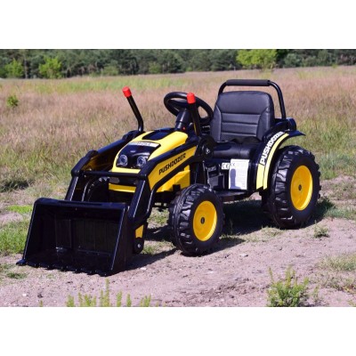 MEGA TRAKTOR Z ŁYŻKĄ - ŁADOWARKĄ. MIĘKKIE SIEDZENIE, PILOT, RADIO FM/HL389