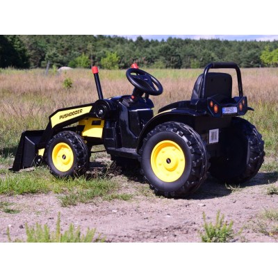 MEGA TRAKTOR Z ŁYŻKĄ - ŁADOWARKĄ. MIĘKKIE SIEDZENIE, PILOT, RADIO FM/HL389
