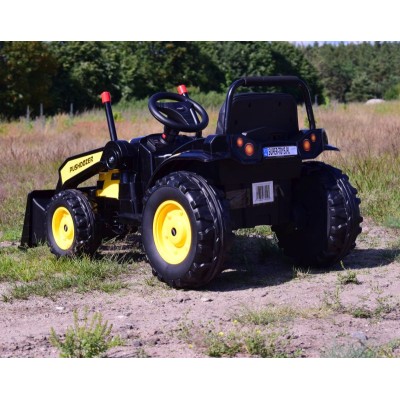 MEGA TRAKTOR Z ŁYŻKĄ - ŁADOWARKĄ. MIĘKKIE SIEDZENIE, PILOT, RADIO FM/HL389