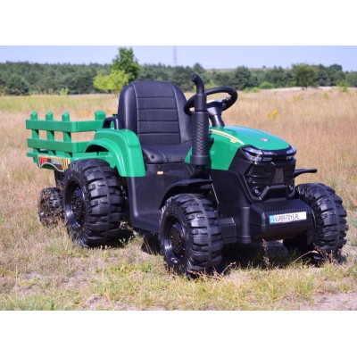 MEGA TRAKTOR AGRICULTURE Z PRZYCZEPĄ 2X200, 24V, SZYBKI SUPER JAKOSĆ/JC000B