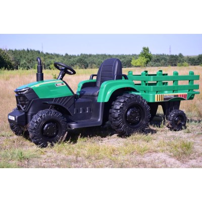 MEGA TRAKTOR AGRICULTURE Z PRZYCZEPĄ 2X200, 24V, SZYBKI SUPER JAKOSĆ/JC000B