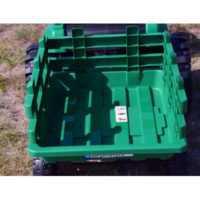 MEGA TRAKTOR AGRICULTURE Z PRZYCZEPĄ 2X200, 24V, SZYBKI SUPER JAKOSĆ/JC000B