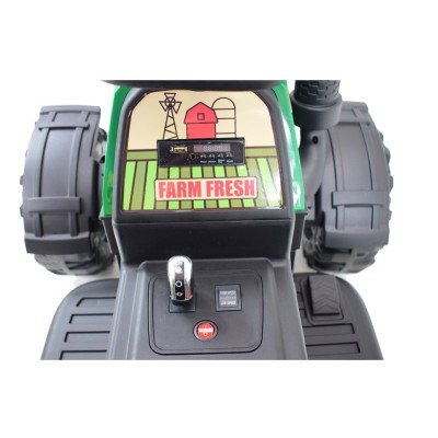 MEGA TRAKTOR AGRICULTURE Z PRZYCZEPĄ 2X200, 24V, SZYBKI SUPER JAKOSĆ/JC000B
