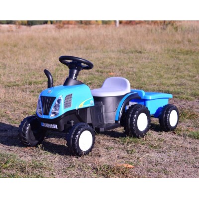 TRAKTOR NA AKUMULATOR NEW HOLLAND12V, 2 SILNIKI, 2 AKUMULATORY/A009