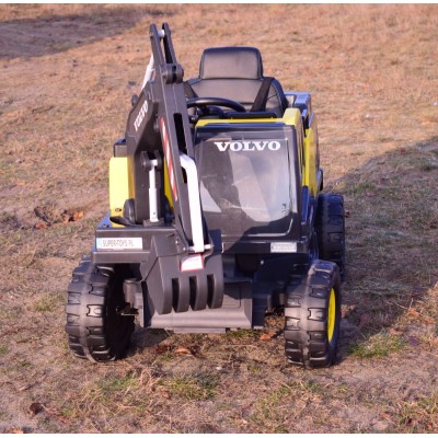 MEGA KOPARKA NA AKUMULATOR VOLVO, PEŁNA ELEKTRYKA, PILOT + 2 BASENY Z PIŁKAMI/DK-VE888(E)