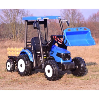 OLBRZYMI TRAKTOR NA AKUMULATOR Z PRZYCZEPĄ 12 V, 240W, PILOT/JS-3158B-12V