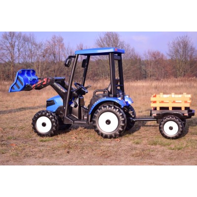 OLBRZYMI TRAKTOR NA AKUMULATOR Z PRZYCZEPĄ 12 V, 240W, PILOT/JS-3158B-12V