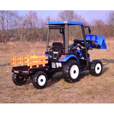 OLBRZYMI TRAKTOR NA AKUMULATOR Z PRZYCZEPĄ 12 V, 240W, PILOT/JS-3158B-12V