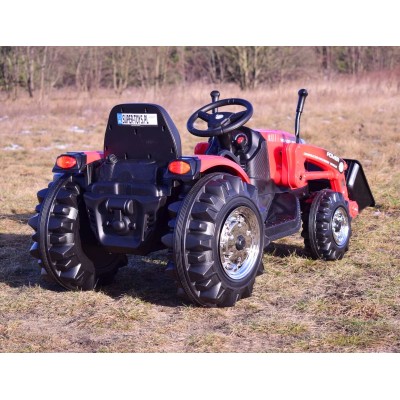 TRAKTOR NA AKUMULATOR  POWER Z ŁYŻKĄ , PILOT, JAKOŚĆ/ZP1008A